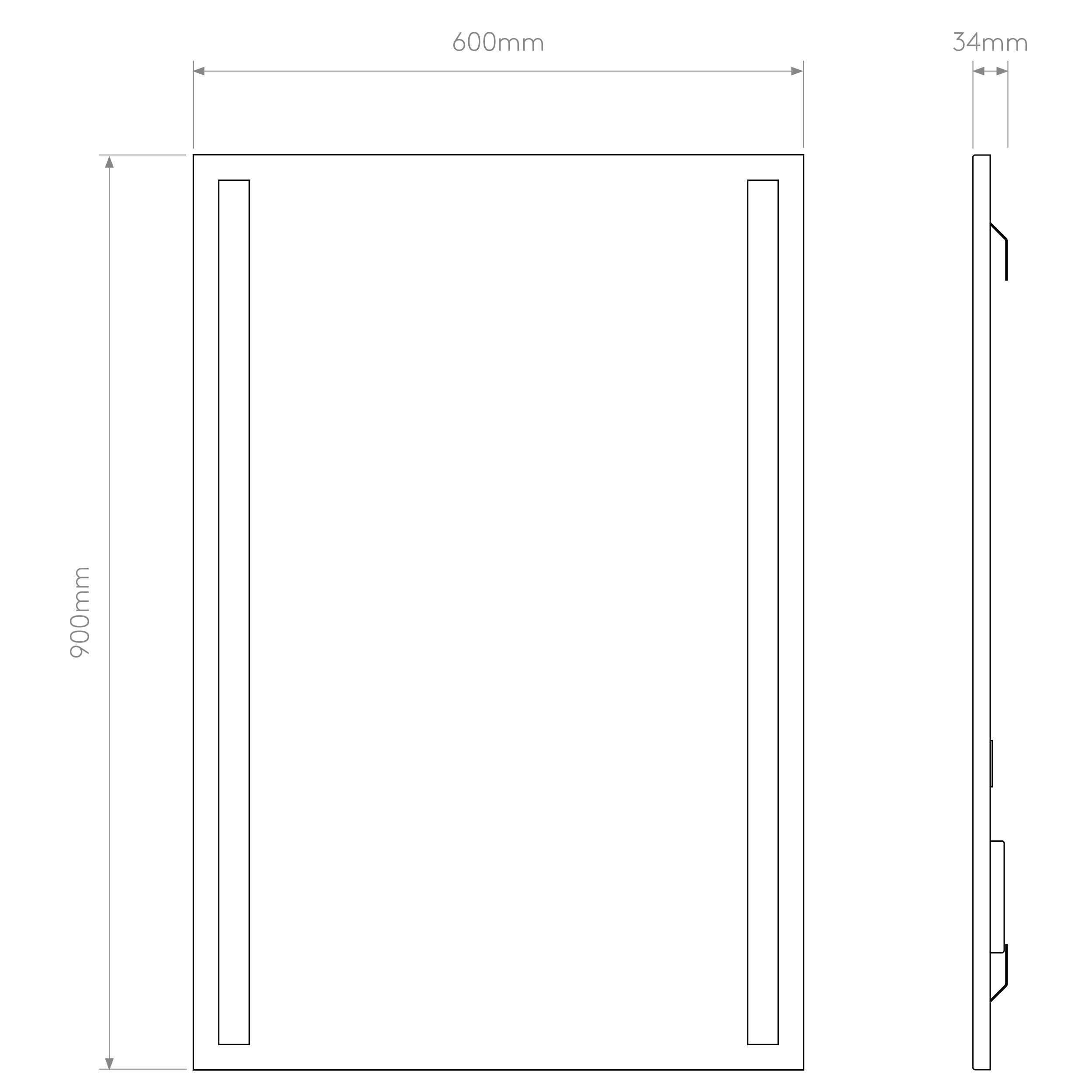 Astro Avlon 900 LED Illuminated Bathroom Mirror (1359017) L4L