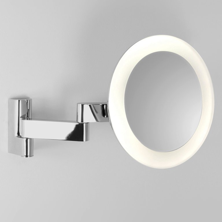 Astro Niimi Round Polished Chrome 7.3W LED Illuminated Magnifying