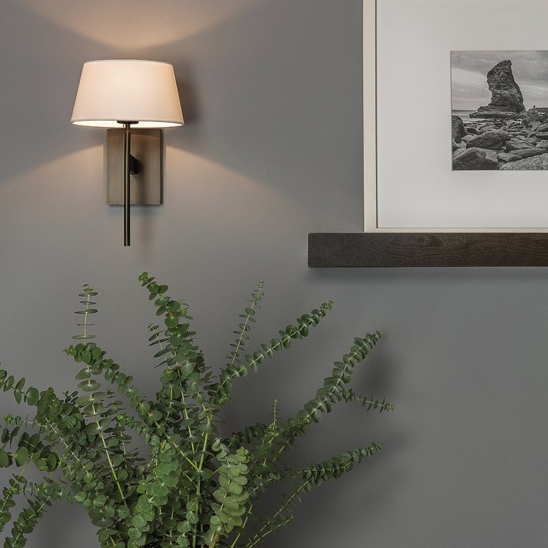 Astro San Marino Solo Matt Nickel Wall Light | L4L