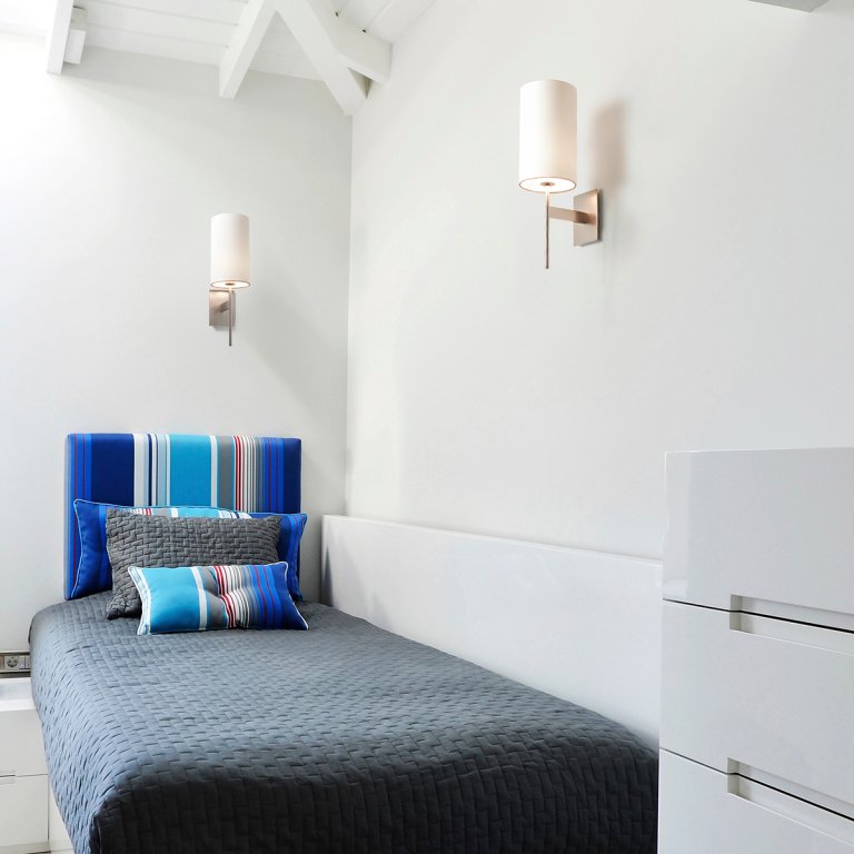 Astro San Marino Solo Matt Nickel Wall Light | L4L