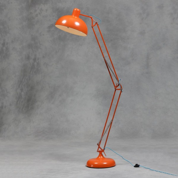 Love 4 Lighting MG019 Orange Extra Large Classic Desk Style Floor Lamp