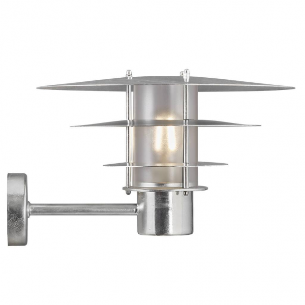 Nordlux 2118051031 35 E27 Outdoor Wall Light in Galvanized