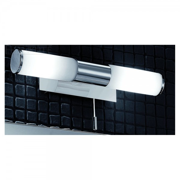 Franklite WB933 Chrome Switched Bathroom Mirror Light at Love4Lighting