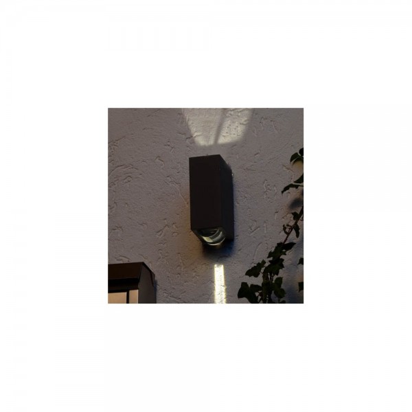 Lutec Lighting Evans 1862 Graphite Up and Down CREE LED Wall Light at ...