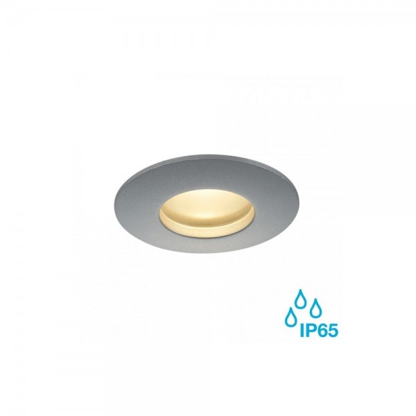 SLV 114464 Silver Out 65 12W 3000K LED Round Outdoor Recessed Ceiling