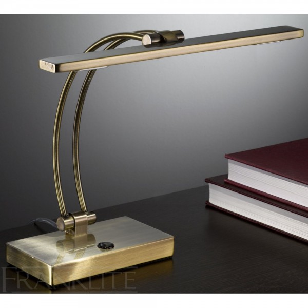 Franklite TL893 Bronze LED Desk Lamp Love4Lighting