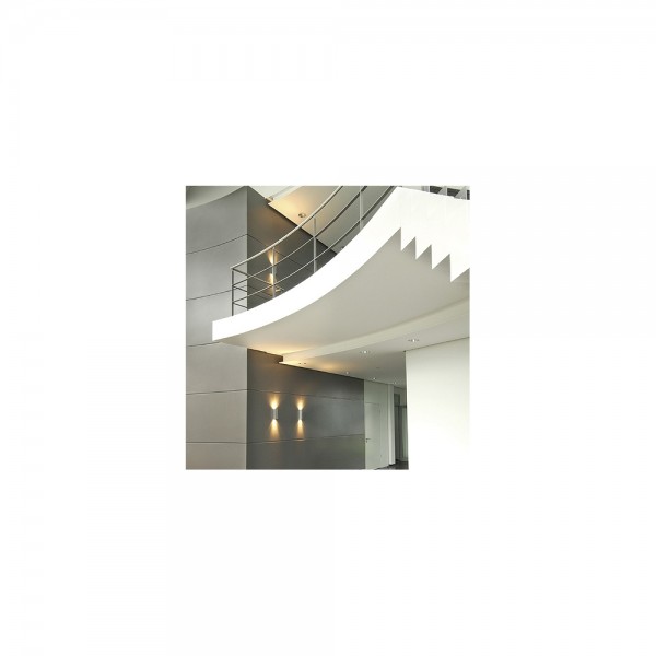 SLV 152082 Silver GreyTheo Up-Down Wall Light | L4L