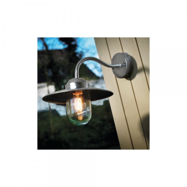 Nordlux Outdoor Luxembourg 22671031 Galvanized Wall Light At Nordlux Outdoor Luxembourg 22671031 Galvanized Wall Light